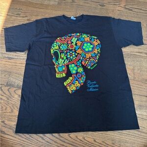 Black Skull Graphic T-Shirt Puerto Vallarta Mexico – XL